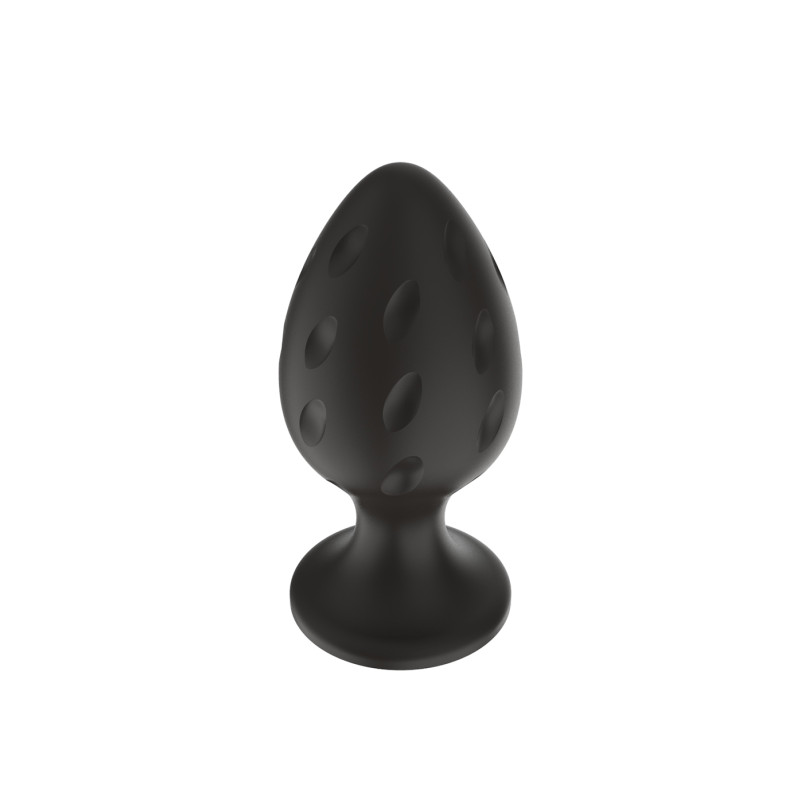 Силиконовая анальная пробка черная S (5.8*2.8cm) 3304-01