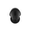 Силиконовая анальная пробка черная M (7.2*3.5cm) 3306-02