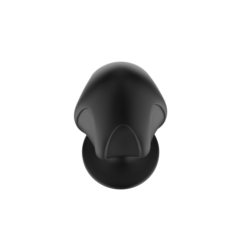 Силиконовая анальная пробка черная M (7.2*3.5cm) 3306-02