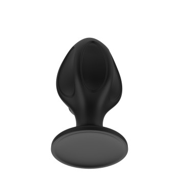 Силиконовая анальная пробка черная M (7.2*3.5cm) 3306-02