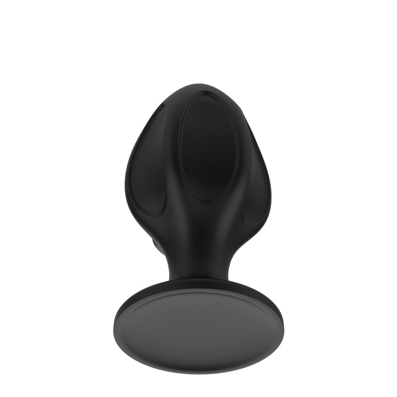 Силиконовая анальная пробка черная M (7.2*3.5cm) 3306-02