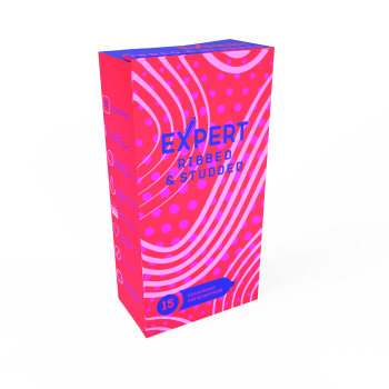 Презервативы Expert Ribbed&Studded 15шт 9410ex