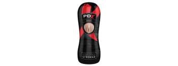 Мастурбатор с вибрацией PDX ELITE Vibrating Pussy Stroker Pipedream RD521PD
