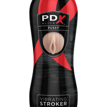 Мастурбатор с вибрацией PDX ELITE Vibrating Pussy Stroker Pipedream RD521PD