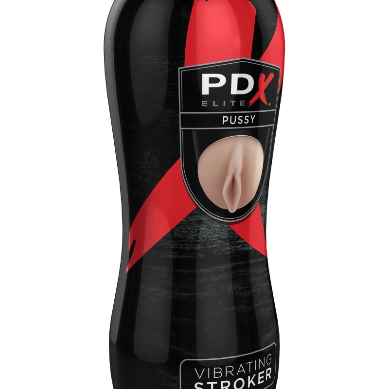 Мастурбатор с вибрацией PDX ELITE Vibrating Pussy Stroker Pipedream RD521PD