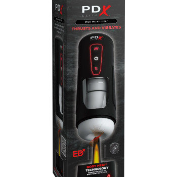 Мастурбатор с вибрацией PDX Elite Milk Me Hotter - Black Pipedream RD55023PD