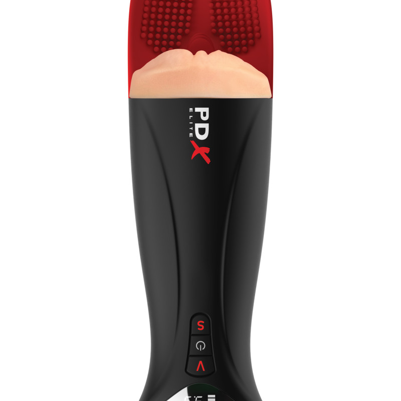 Мастурбатор в колбе с вибрацией Fuck-O-Matic Pro XL Pipedream RD55221PD