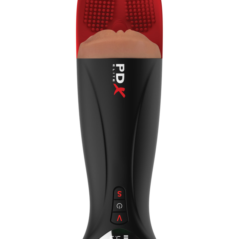 Мастурбатор в колбе с вибрацией Fuck-O-Matic Pro XL Pipedream RD55229PD