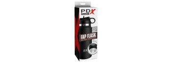 Мастурбатор Fap Flask Thrill Seeker Discreet Stroker - Black Bottle - Frosted Pipedream RD62920PD