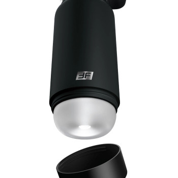 Мастурбатор Fap Flask Thrill Seeker Discreet Stroker - Black Bottle - Frosted Pipedream RD62920PD