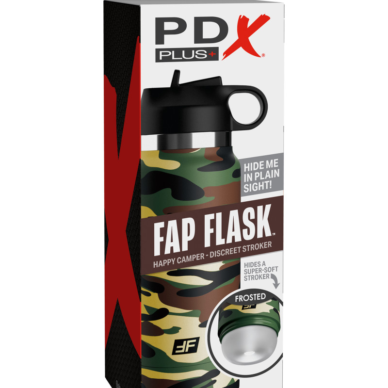 Мастурбатор Fap Flask Thrill Seeker Discreet Stroker Камуфляжный - Frosted Pipedream RD63020PD