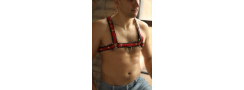 Портупея мужская Black-Red 400-18ars