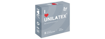 Презервативы Unilatex Ribbed 3 шт 3018Un