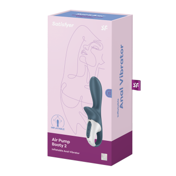 Анальный вибратор Satisfyer Air Pump Booty 2 dark grey 038643SA