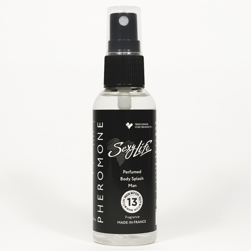Парфюмированный спрей для тела Sexy Life с феромонами Мужской № 13, 50 мл 31059