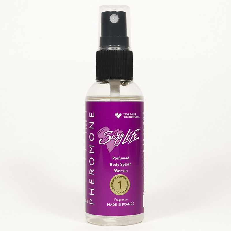 Парфюмированный спрей для тела Sexy Life с феромонами Женский № 1, 50 мл 30946