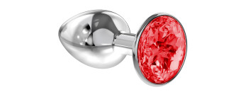Анальная пробка Diamond Red Sparkle Small 4009-06Lola
