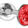 Анальная пробка Diamond Red Sparkle Small 4009-06Lola