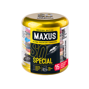 Презервативы Точечно-Ребристы MAXUS Special №15 ж/к