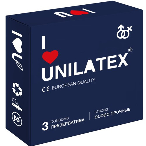 Презервативы Unilatex Extra Strong 3шт 3019Un