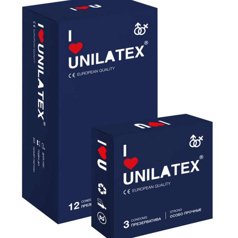 Презервативы Unilatex Extra Strong 12+3шт 3022Un