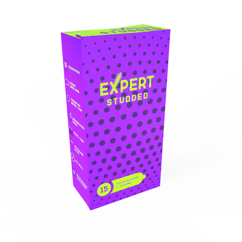 Презервативы Expert Studded 15 шт 9403ex
