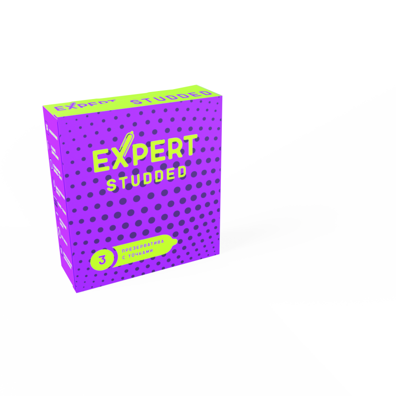 Презервативы Expert Studded 3 шт 9267ex