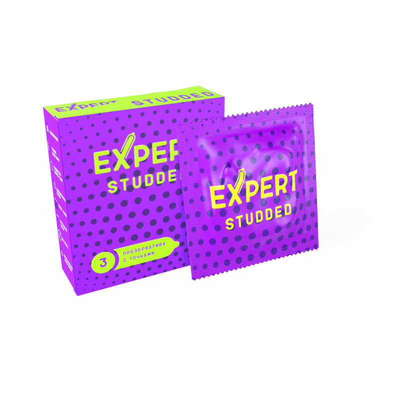 Презервативы Expert Studded 3 шт 9267ex