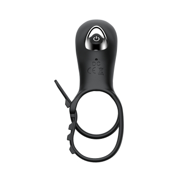 Эрекционное кольцо с вибрацией и утяжкой под мошонку на пульте ДУ SW1005