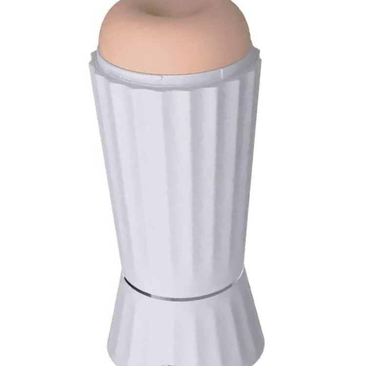 Реалистичный мастурбатор в колбе с функцией всасывания SW1062