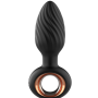 Анальная пробка с вибрацией и вращением (с пультом ДУ) SW1123