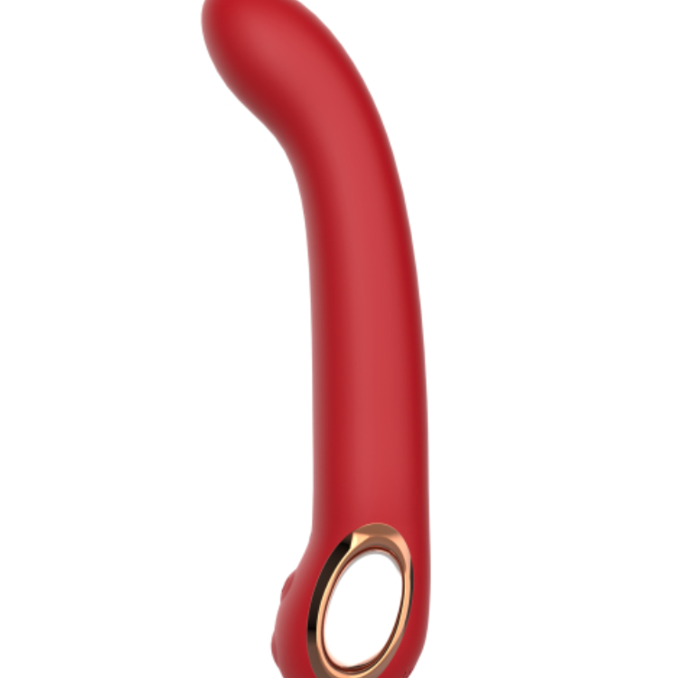 Силиконовый вибратор с магнитным зарядным устройством SW3042red