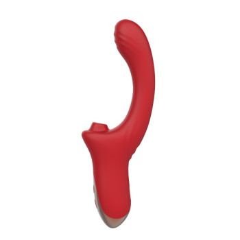 Вагинально-клиторальный вибратор Secwell SW3044-red