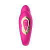 Клиторально-вагинальный вибратор с вращающейся вагинальной частью SW1096