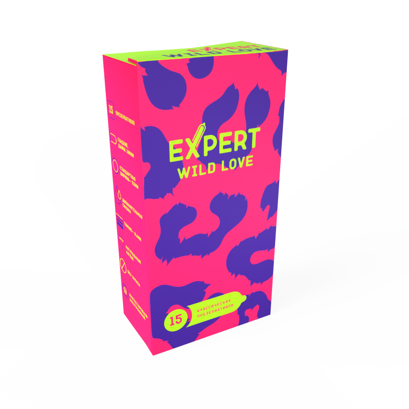 Презервативы Expert Wild Love 15 шт 9427ex