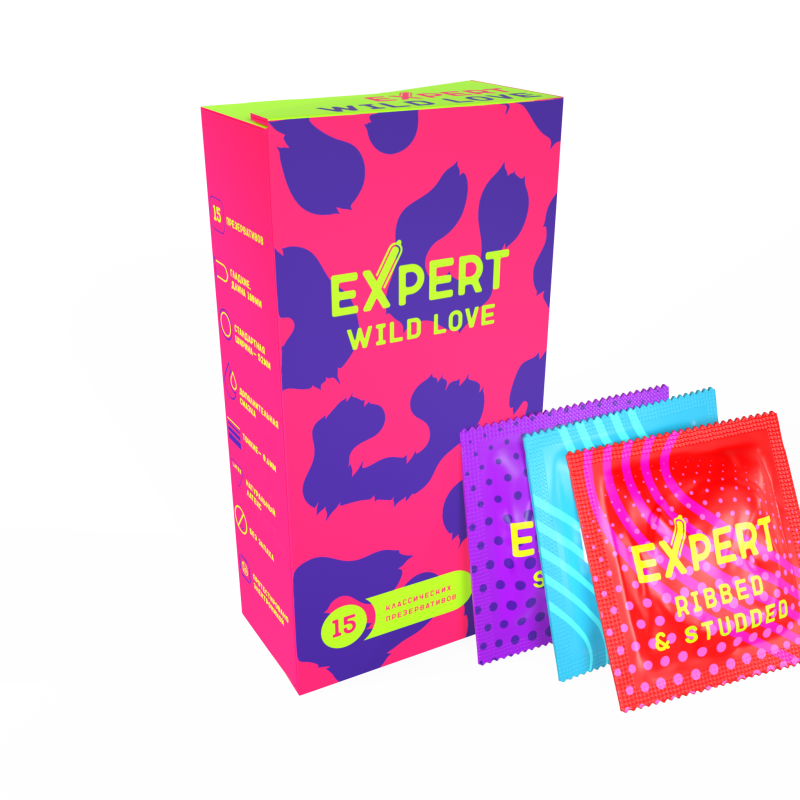 Презервативы Expert Wild Love 15 шт 9427ex