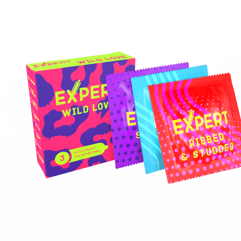 Презервативы Expert Wild Love 3 шт 9281ex