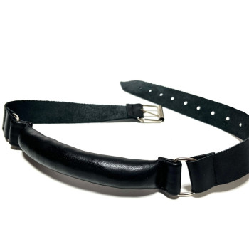 Гибкий Кляп-Трензель кожаный 60009ars