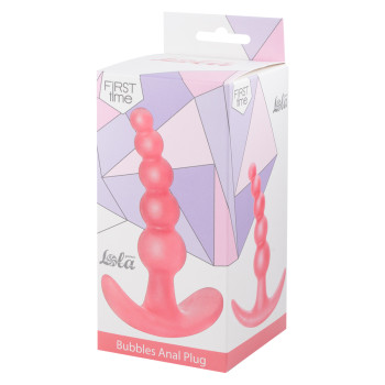 Анальная пробка Bubbles Anal Plug Pink 5001-01lola