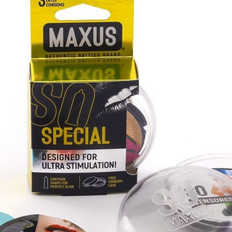 Презервативы точечно-ребристые MAXUS AIR Special №3 п/к 4289mx