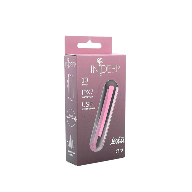 Перезаряжаемая вибропуля Indeep Clio Magenta 7705-02indeep