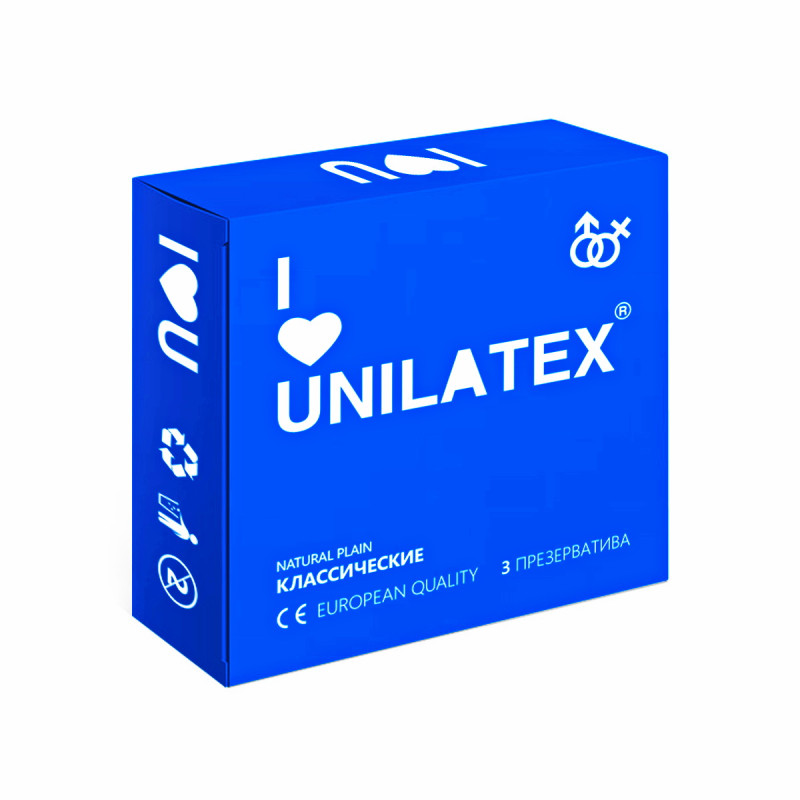 Презервативы Unilatex Natural Plain 3 шт 3002Un