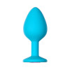 Анальная пробка Emotions Cutie Medium Turquoise pink crystal 4012-03Lola