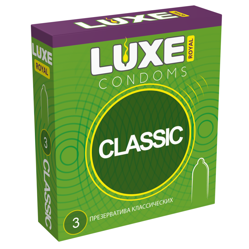 Презервативы LUXE ROYAL Classic гладкие 3696lux