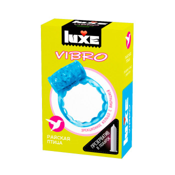 Виброкольцо Luxe VIBRO Райская птица