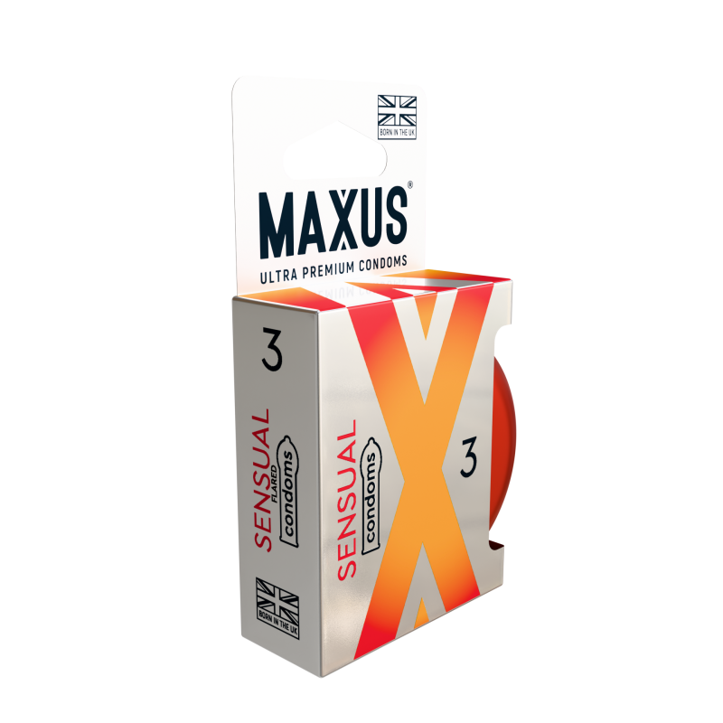 Презервативы гладкие анатомические MAXUS Sensual X-Edition №3 6809mx