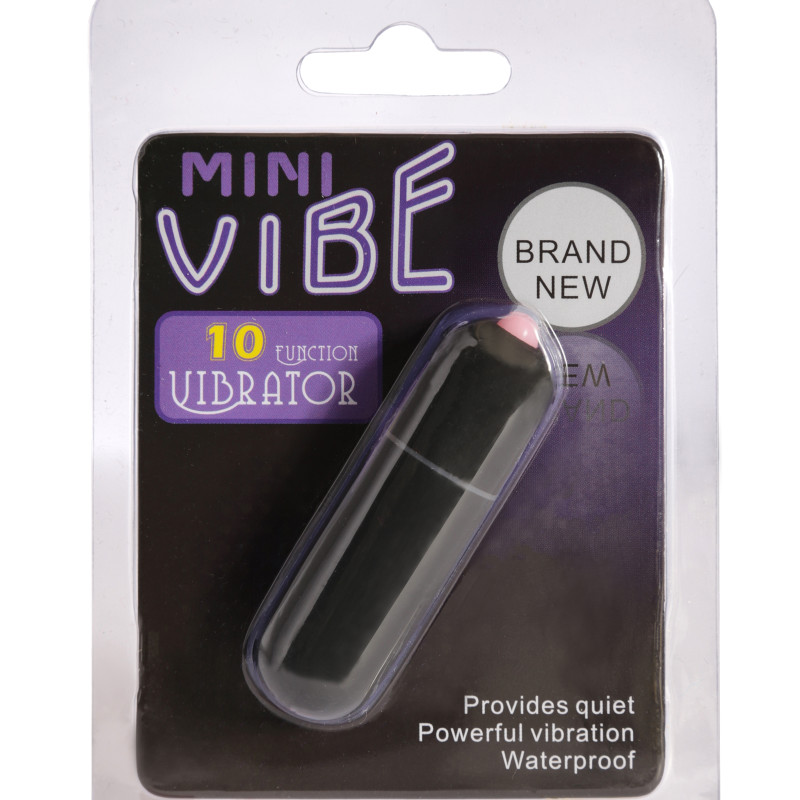 Вибропуля 10 режимов вибрации Black BI-014059ABL