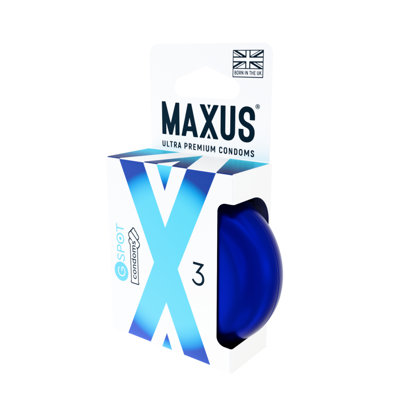 Презервативы гладкие двойная спираль MAXUS G Spot X-Edition №3 6823mx