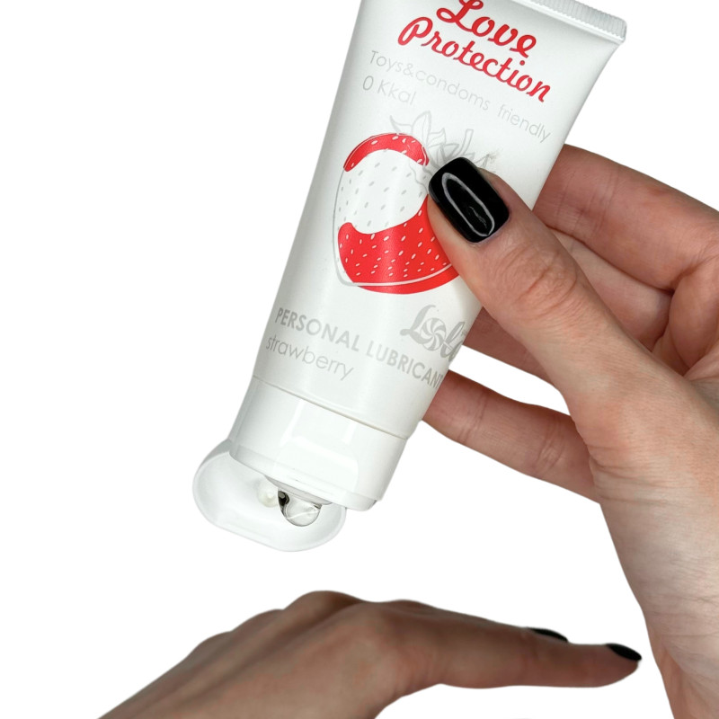 Лубрикант на Водной Основе Lola Games Love Protection Strawberry 50ml 1831-01lola