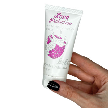 Лубрикант на Водной Основе Lola Games Love Protection Raspberry 50ml 1832-01lola